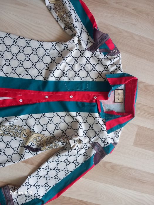 Gucci elegancka koszula tunika L 104cm biust
