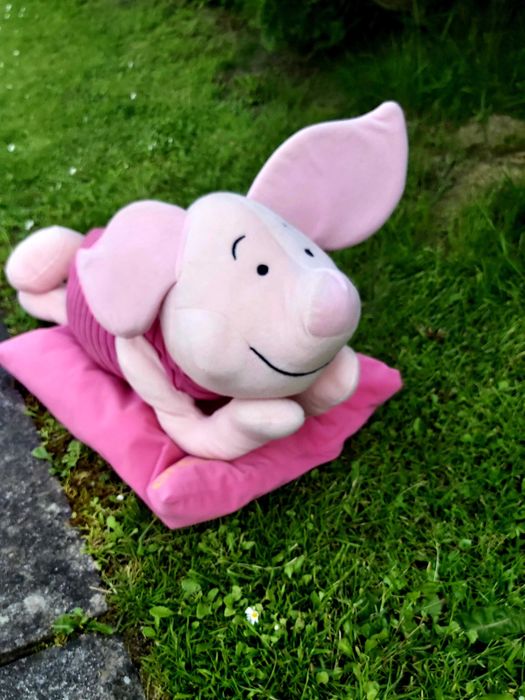 Miś maskotka pluszak Prosiaczek z Kubusia Puchatka duża Świnka Disneya