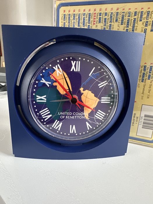 Junghans Benetton United Colors Of Benetton zegarek budzik sprawny