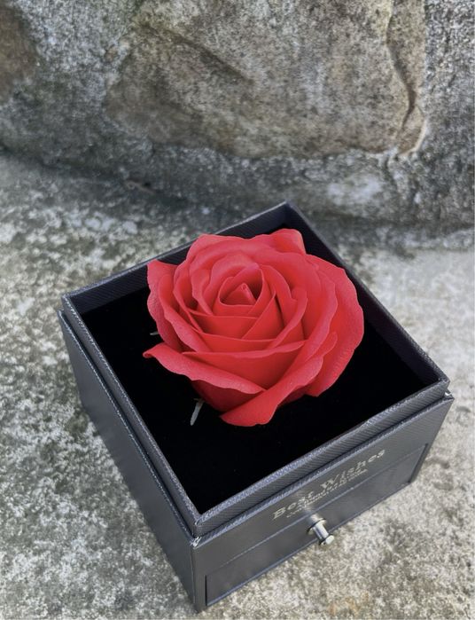 Подарунковий набір/справжня троянда з кулоном