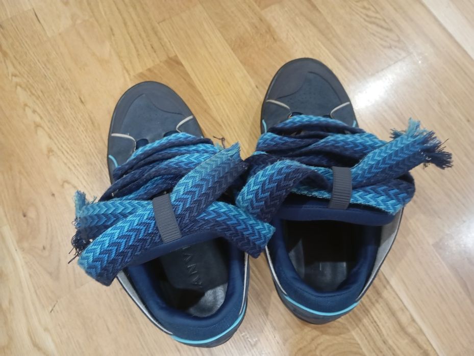 Кроссовки Lanvin Curb blue