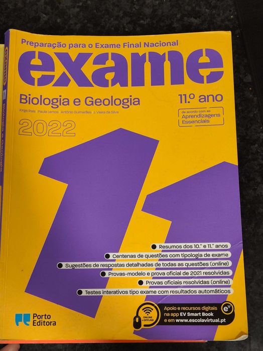 3 Livros - Preparação para exames nacionais