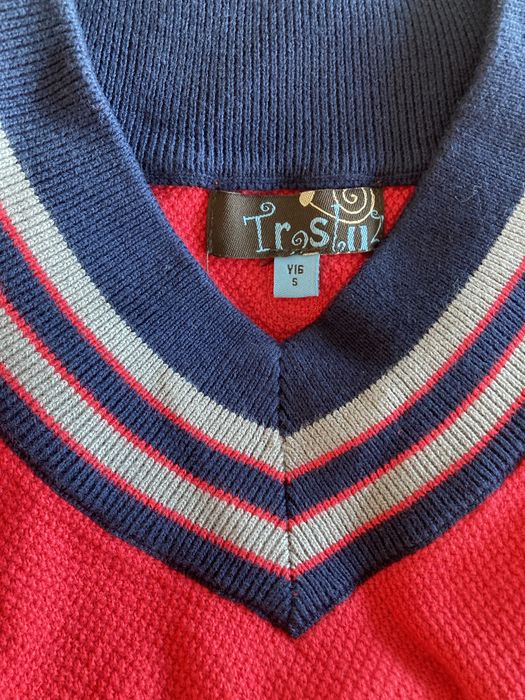 Camisola Trazluz de gola em V, para 16 anos