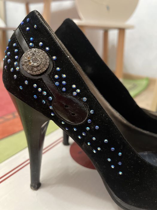 Туфли эко замша 39 размер