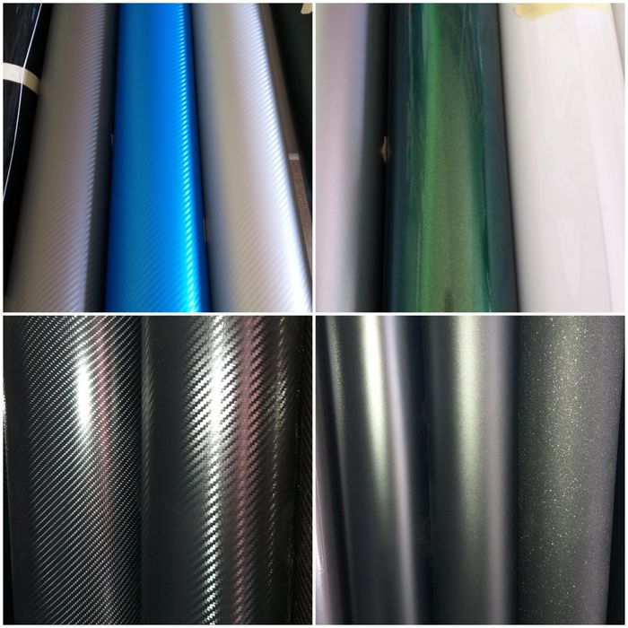 Карбоновая пленка виниловая  пленкa антигравийна
