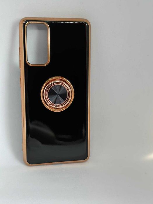 Samsung S20FE Obudowa Etui Case Czarno-Złoty kod 825