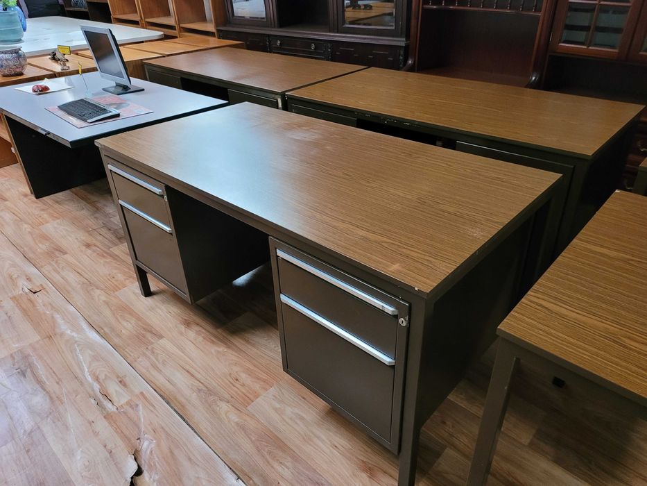 Antique secretaries with two drawer units - With signs of64584276829059122