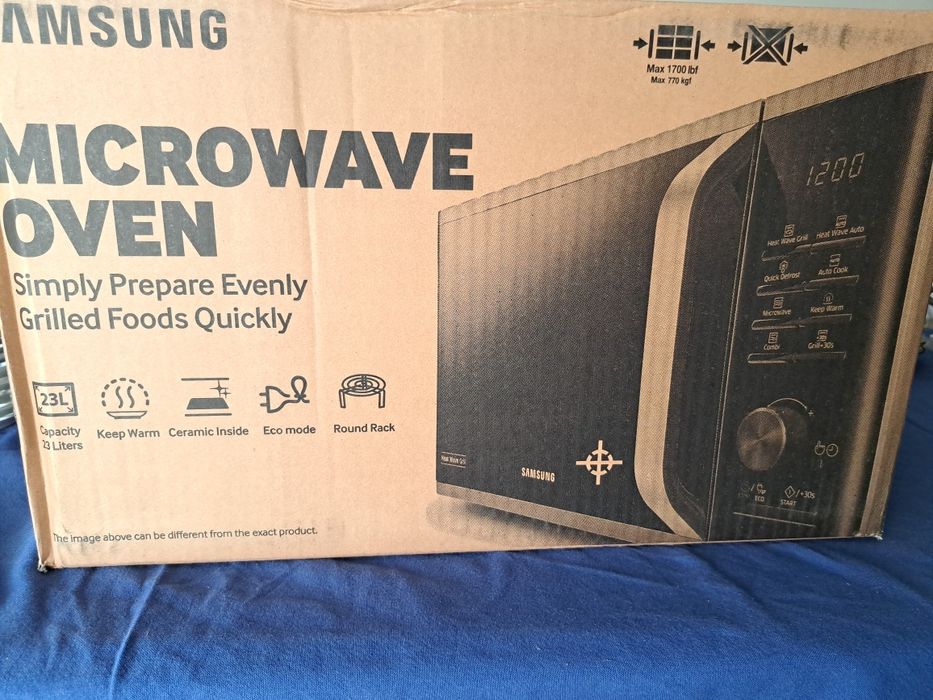 Micro-ondas SAMSUNG MG23K3515AS4 (23L com Grill-Inox) Selado