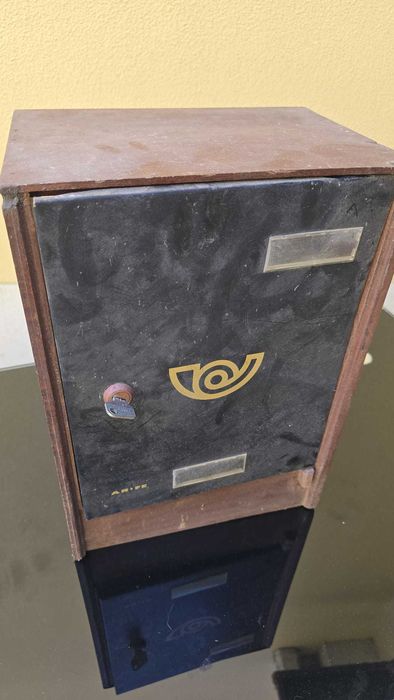 Caixa de Correio Madeira antiga Decorativo