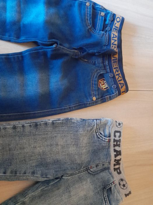 Spodnie jeansowe dla chłopca rozm 98-104 na 2-3 lata