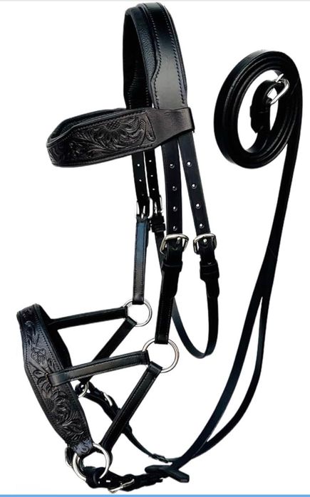 Nowe ogłowie bezwędzidłowe, sidepull / full-xfull