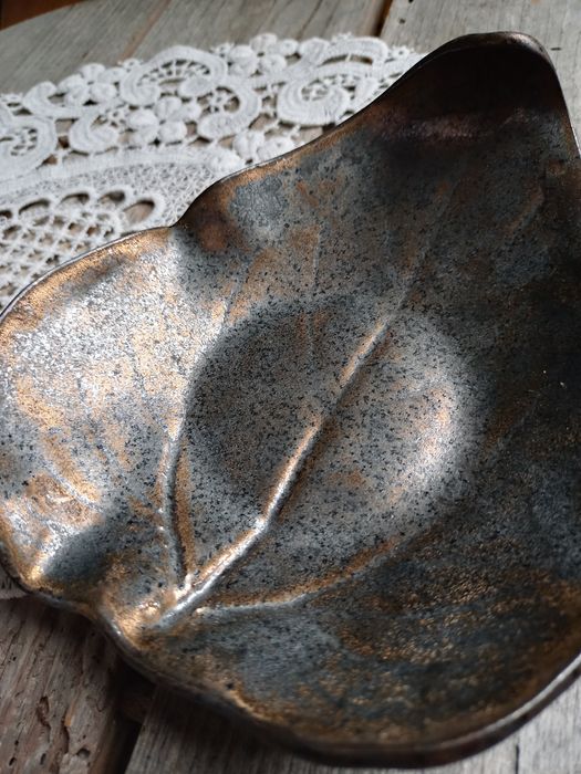 Ceramiczna miseczka liść, rękodzieło