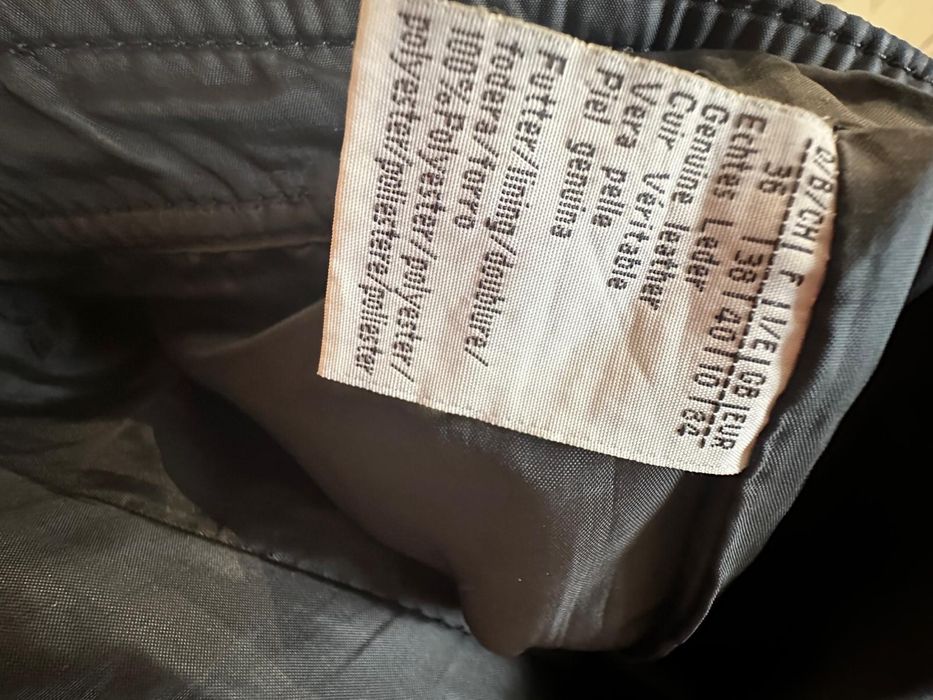 Spodnie damskie ze skóry 36