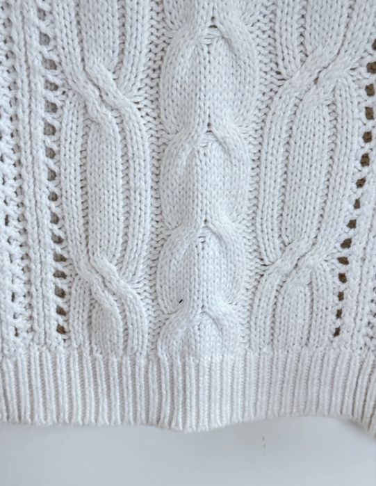 Sweter Marks & Spencer biały 46