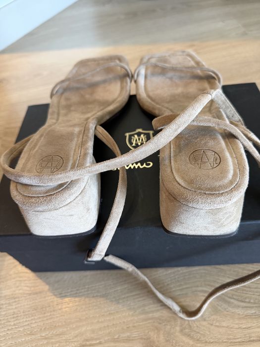 Босоніжки замшеві MassimoDutti