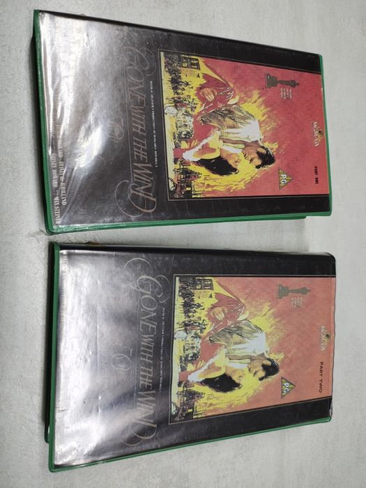 Przeminęło z wiatrem 1+2. Gone with the wind. Kaseta vhs