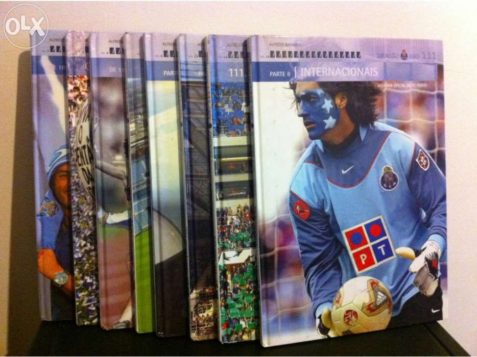6 Volumes de livros da historia do fc porto