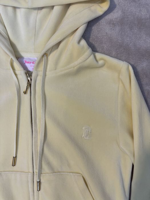 Лимонне зіп худі Juicy Couture
