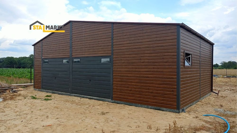 Nowy garaż blaszany 5x6m – producent, montaż GRATIS! Dębica