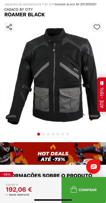 Casaco mota Bycity Roamer S