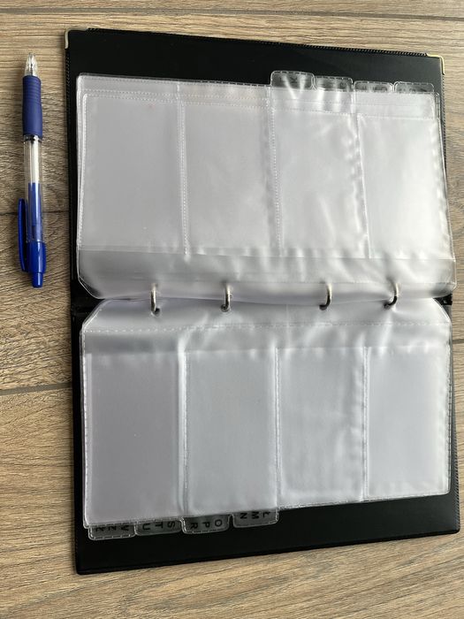 Czarny wizytownik 25 arkuszy