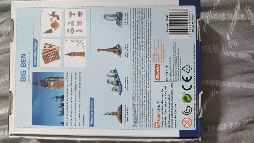 Puzzle 3D Big Ben