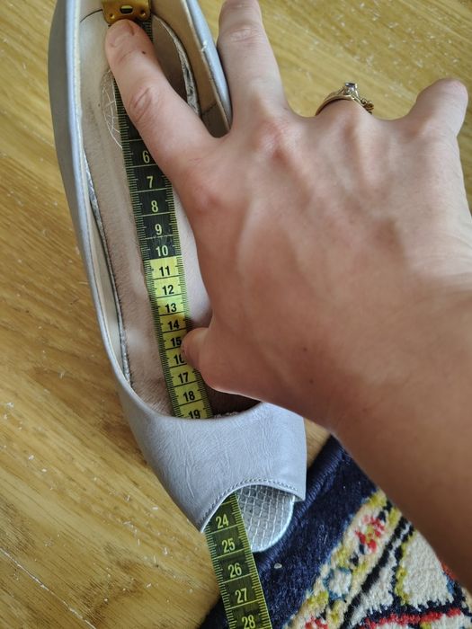 Szare szpilki 39 buty na obcasie buty z platformą