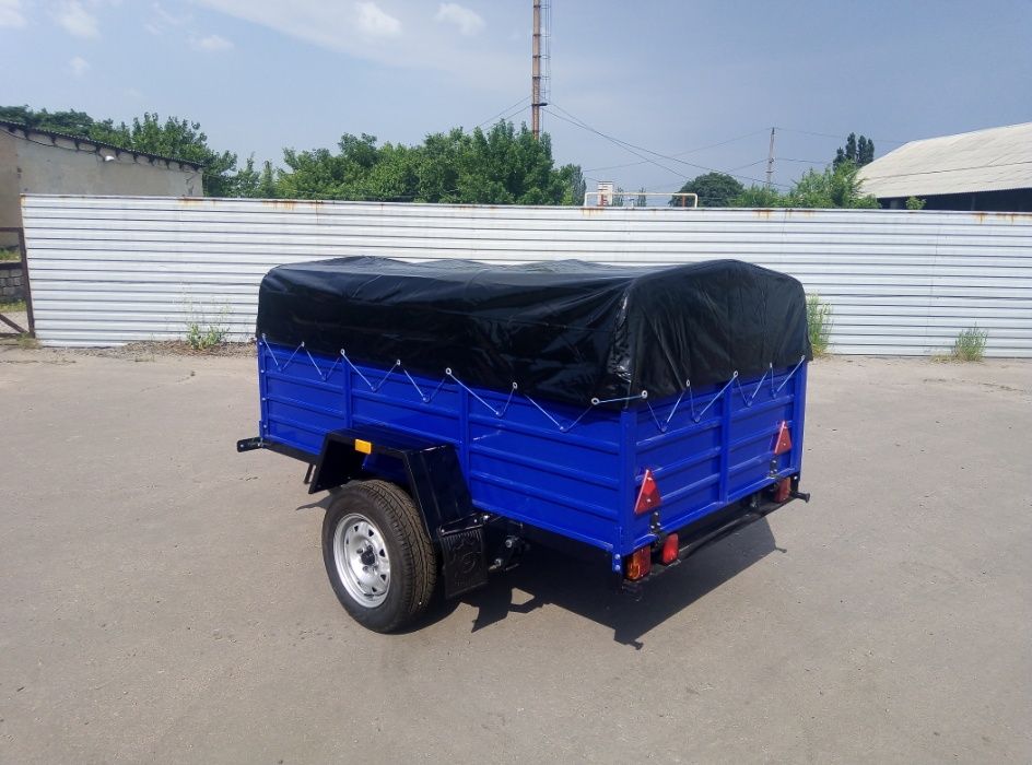 Легковий Причіп Посилений від Заводу 2.2 м. Одноосний прицеп для авто