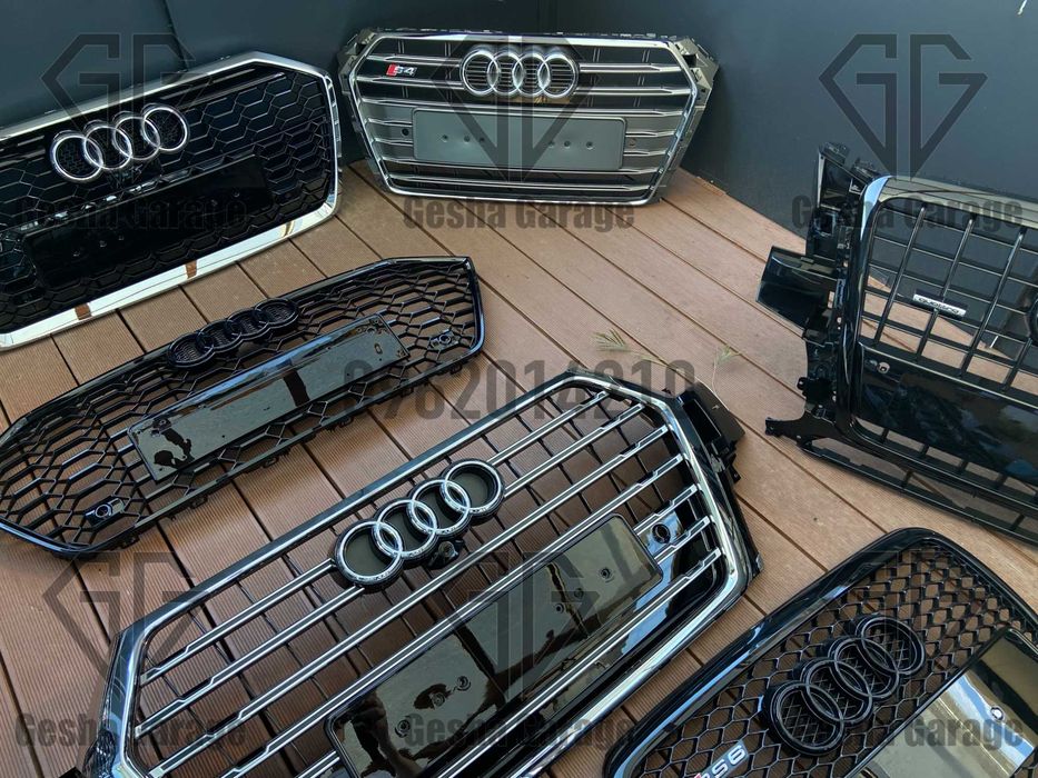 Решітка Решетка Audi Ауді Ауди Q3 Q5 Q7 Q8 SQ5 З ЯКІСНОГО ABS-ПЛАСТИКУ