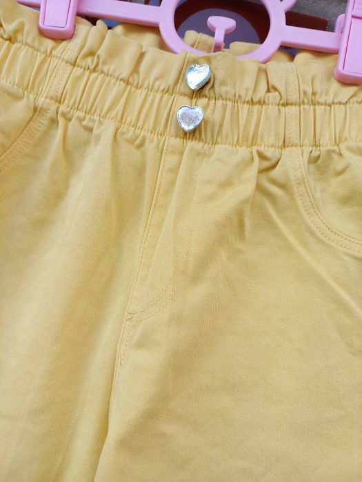 Плотные брюки хлопок с сердечками