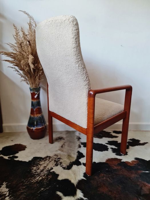 Fotel gabinetowy,tekowy,proj.Kai Kristiansen ,Dania lata60,mid-century