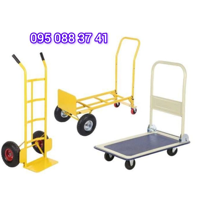 Тележка грузовая платформенная, візок складський, тележка для склада