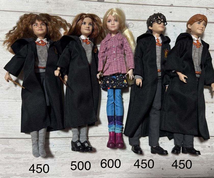 Ляльки гарі потер garry potter ,луна,рон, джині