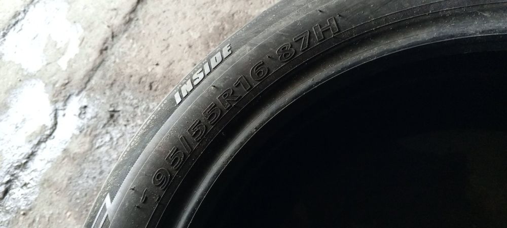195.55.16 Kumho 4шт літо гума шини резина з Європи склад Харків