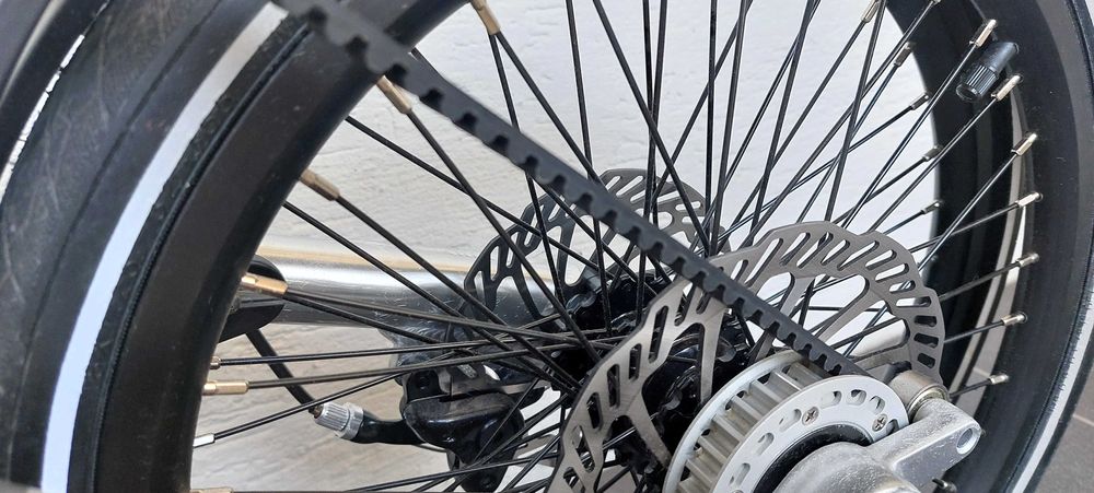 Rower składany STRIDA EVO 18 , trzy biegi, pasek.