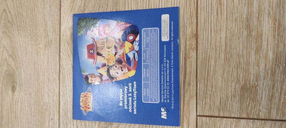 4 szt. Plyty VCD CD DVD Lazy Town Rodzina Pytalskich Geronimo Stilton