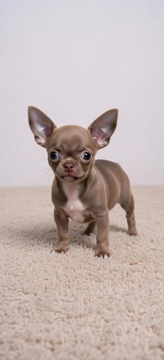 Шикарный лиловый мальчик чихуахуа. КСУ