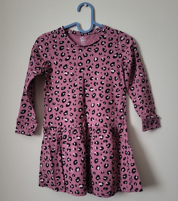 Dwie sukienki z długim rękawem Smyk roz. 110