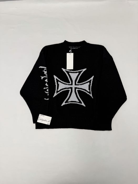 свитер светер Grailz Project g/r Sweater Logo cross m l vetements