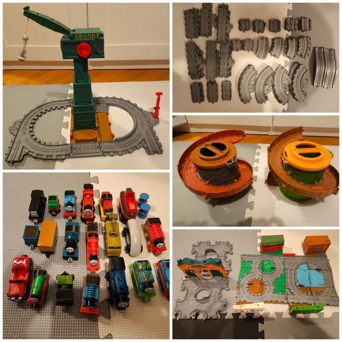 OGROMNY Zestaw Tomek i Przyjaciele | Kolekcja Metalowych Lokomotyw | K