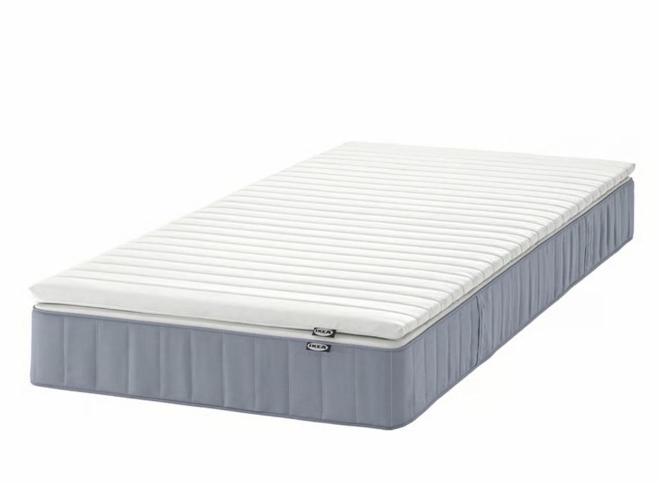 Ikea bed and mattress slattum and vesteroy