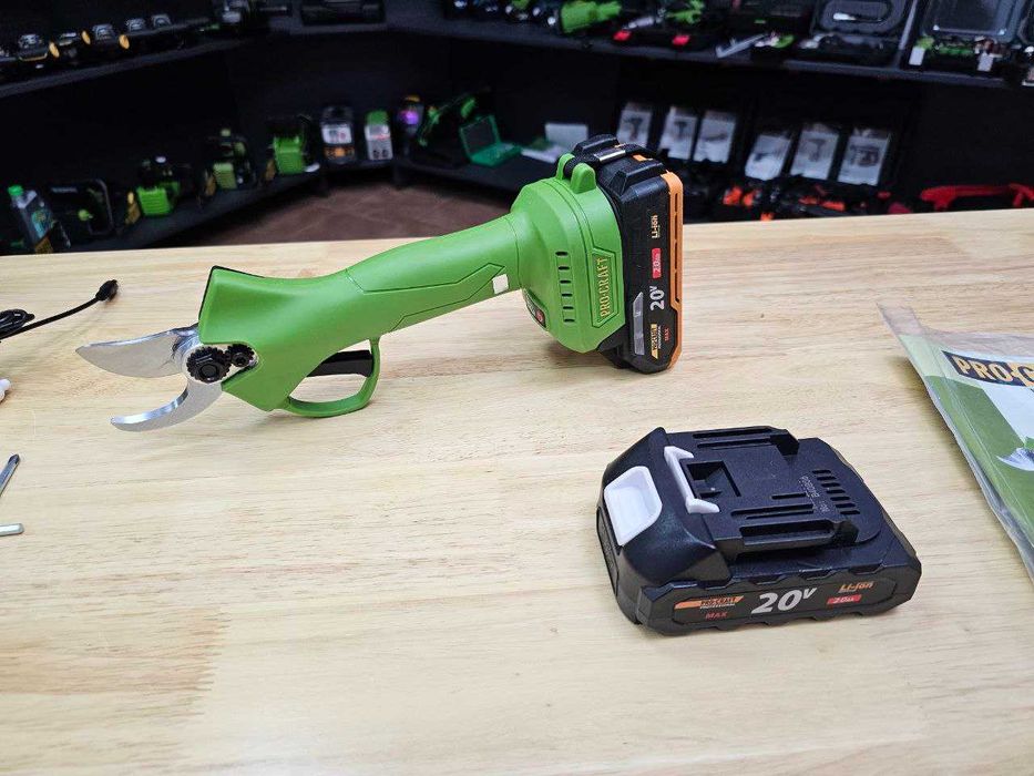 Потужний Секатор  2 Акб 2.0Ah + Гарантія Для гілок різної товщини