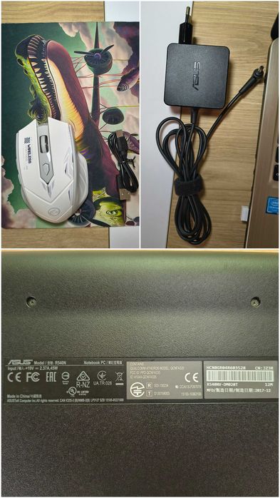 ASUS VivoBook 15.6" FHD IPS LP156WF6-SPM3 / Intel Pentium N4200 / NVIDIA GeForce 920MX 2GB / 4GB ОЗП / 500GB HDD + Bluetooth Мишка + Коврик.