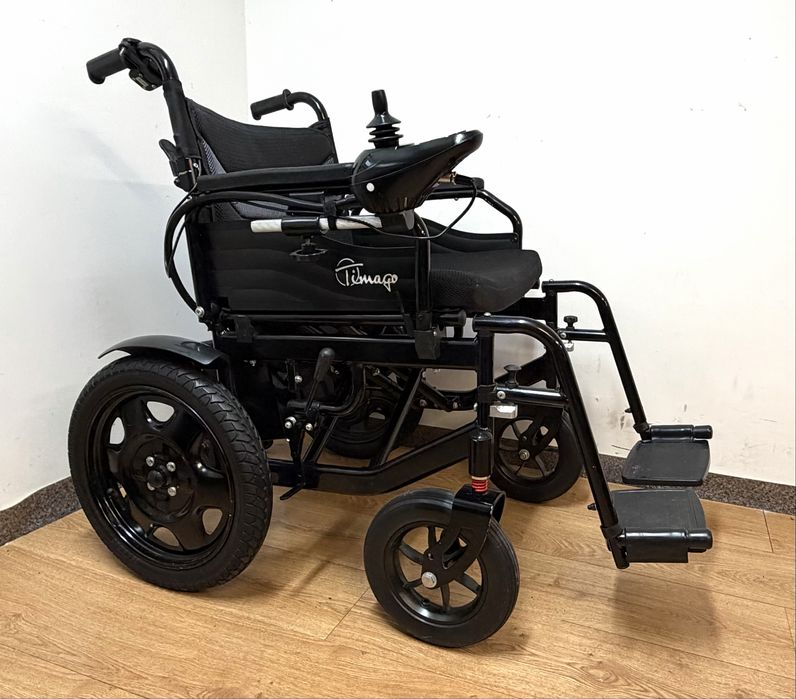 Wozek elektryczny skladany + joystick opiekuna