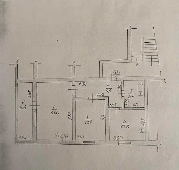 Продам 2 к.кв. с. Першотравневе Богодухівський район (404227)