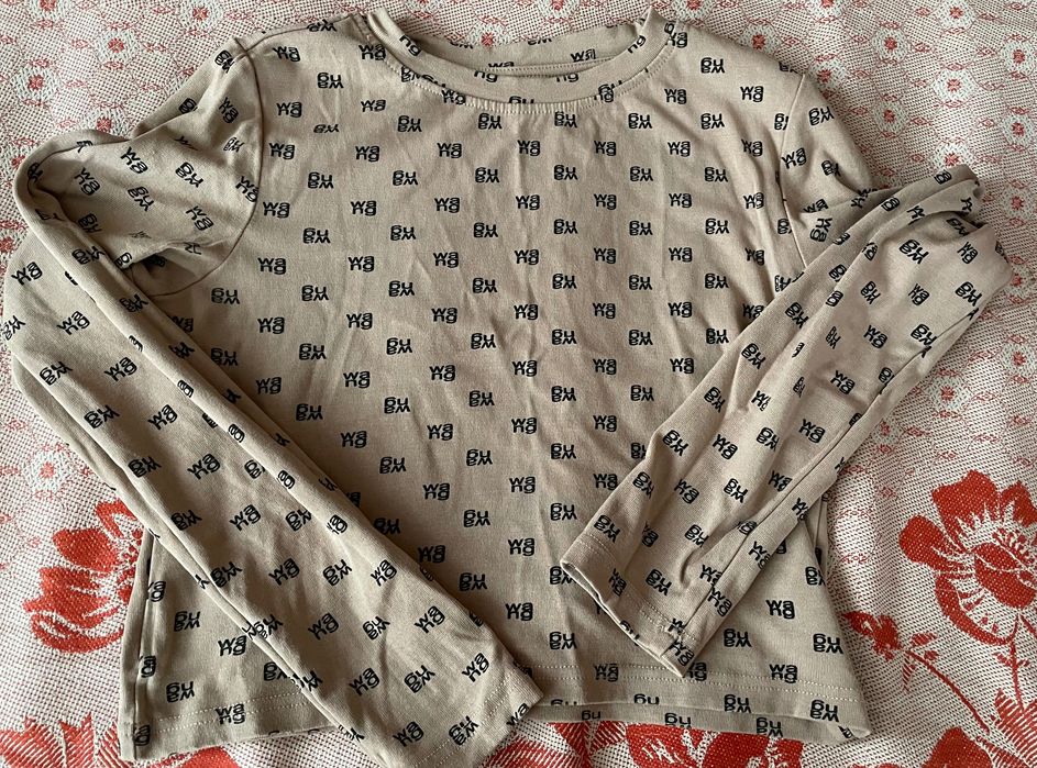 Кроп-топ, новий, бежева кофтинка