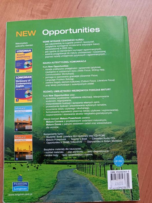 New Opportunities Intermediate kurs do matury