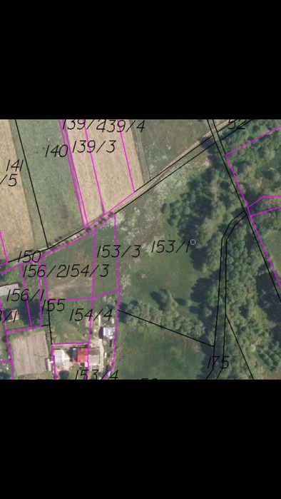 Działka budowlana  153/1.  12900 m2