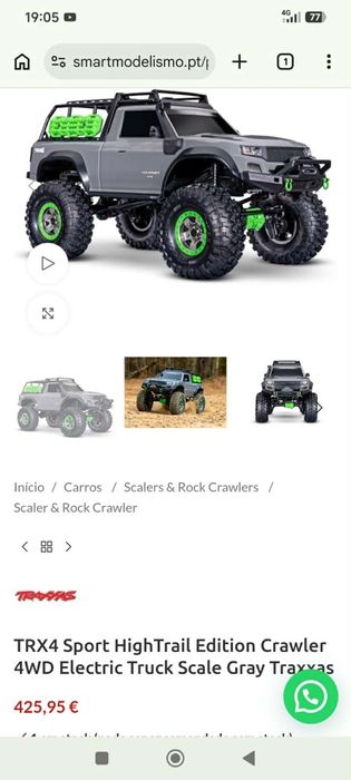 RC crawler trx4 traxxas