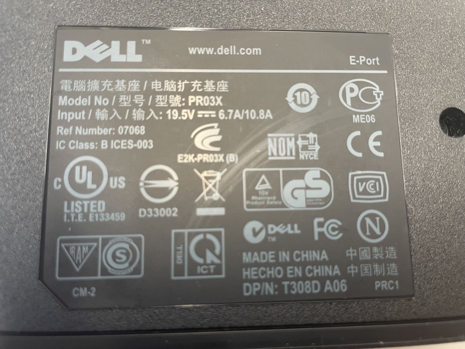 Base para PCs portateis DELL - PR03X e K07A